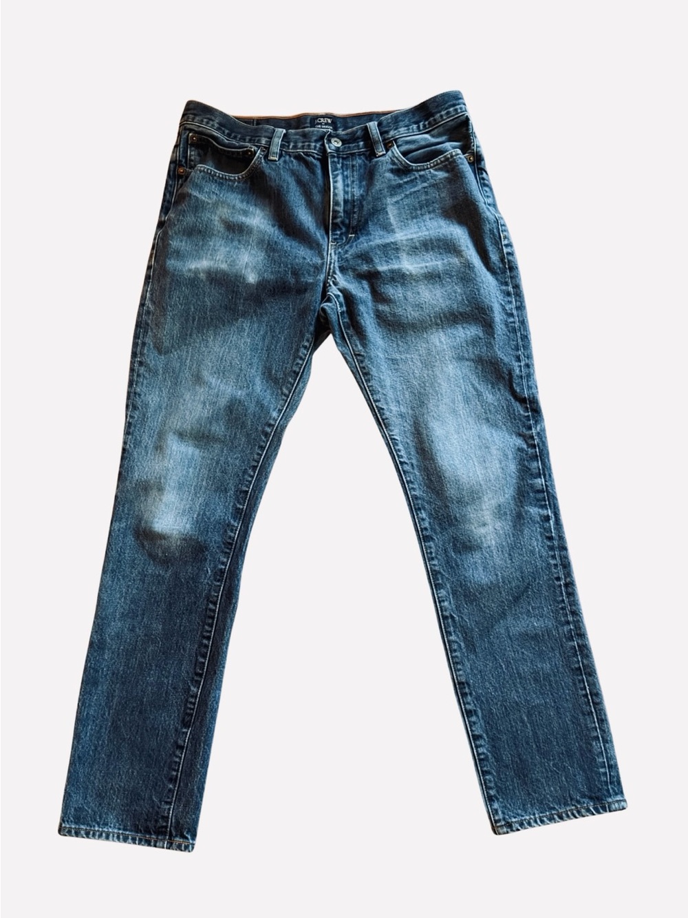 Men’s Jcrew ‘The Driggs’ Slim Medium Wash Jeans 32 x 32 EUC